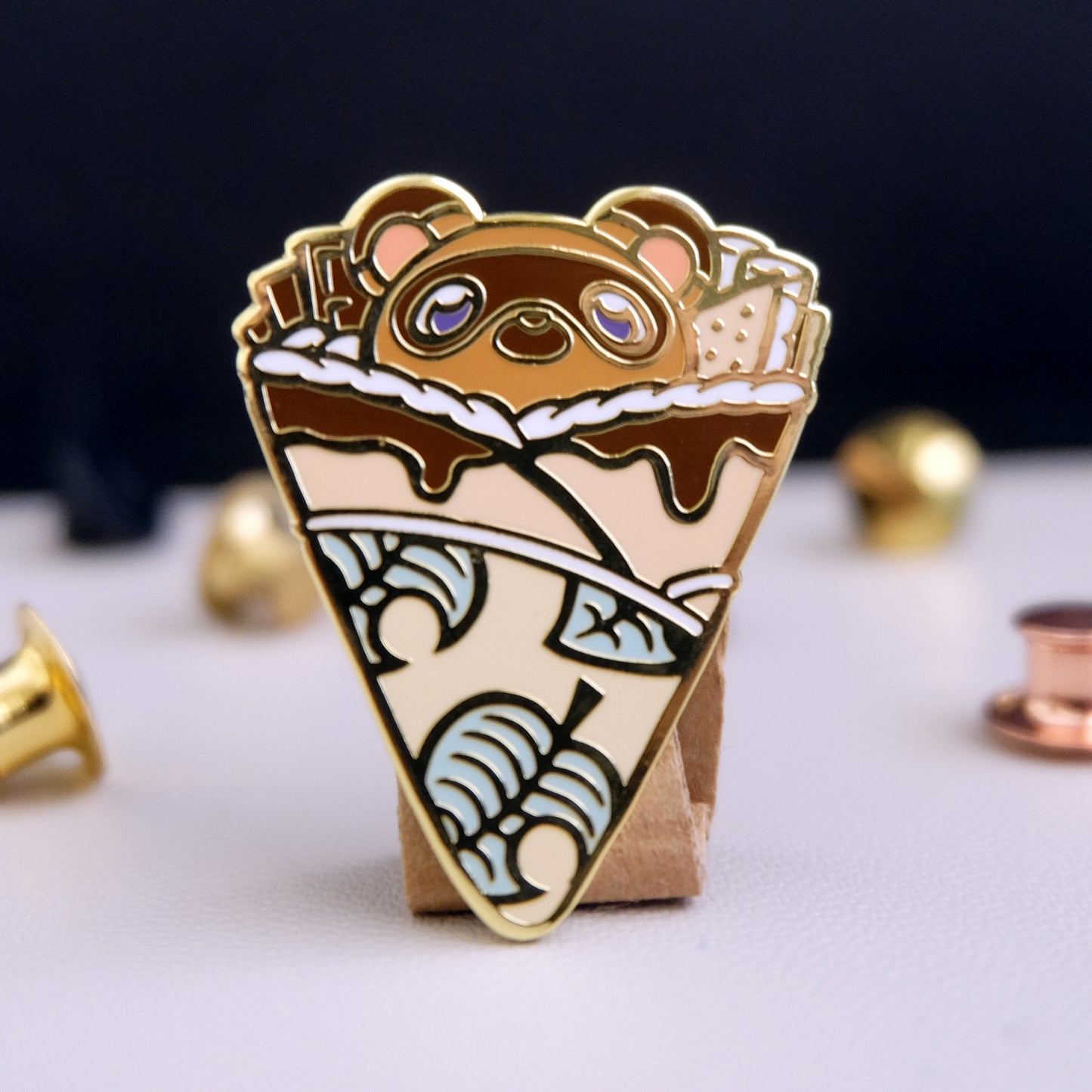 Nookling Crepe Enamel Pin