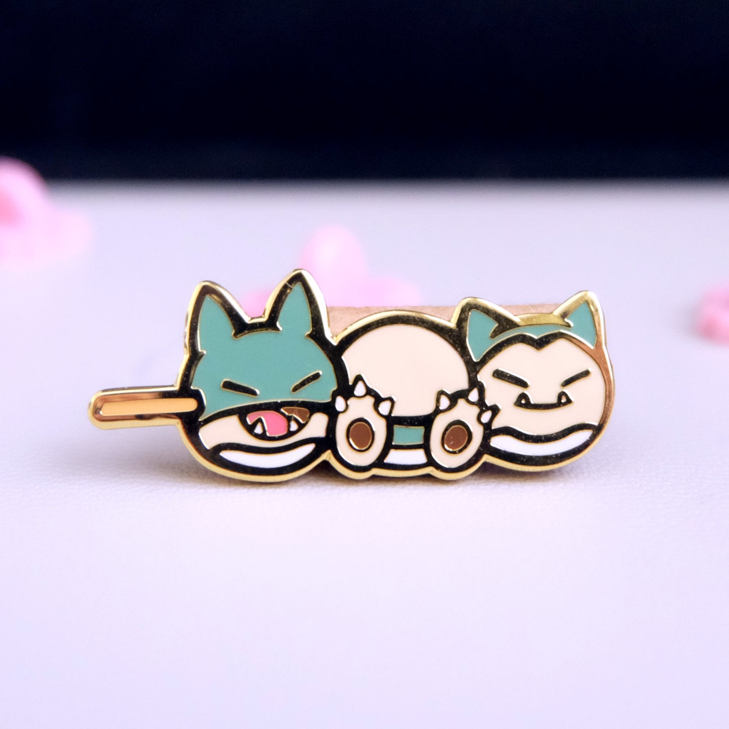 PREORDER: Sleepy Evo Dango Enamel Pin (SHIPS LATE JUNE 2025)