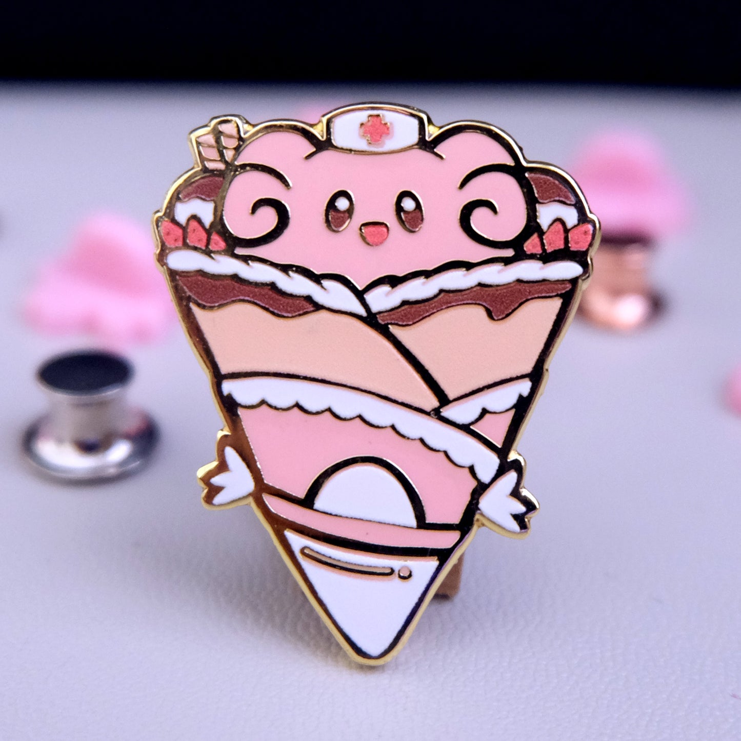 Blissey Crepe Enamel Pin