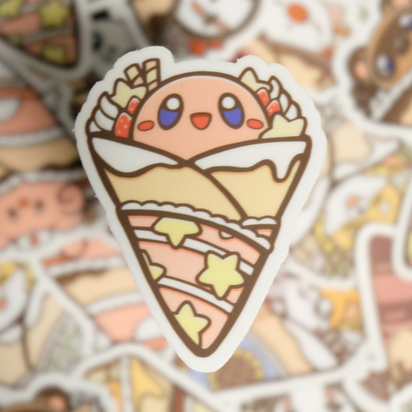 Crepe Vinyl Stickers
