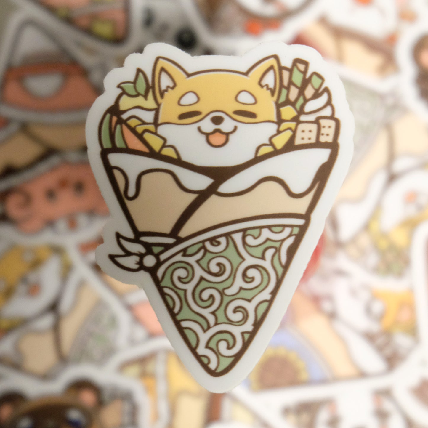 Crepe Vinyl Stickers