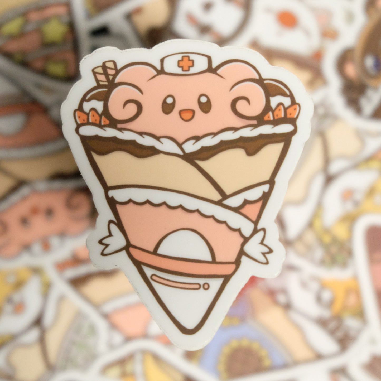 Crepe Vinyl Stickers