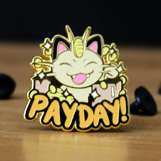 Meowth Payday Enamel Pin