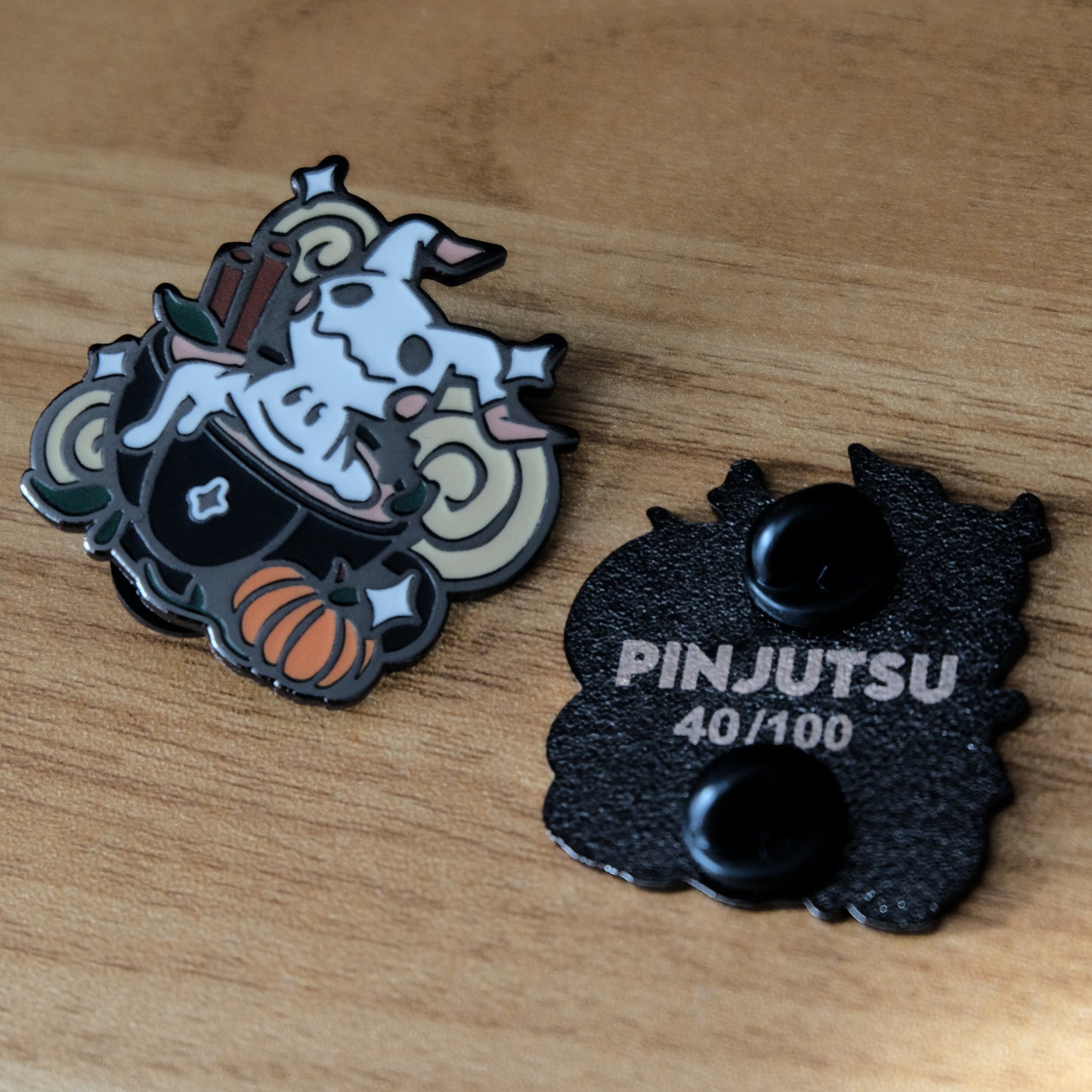 Pumpkin Spice Mimikyu LE100 Enamel Pin