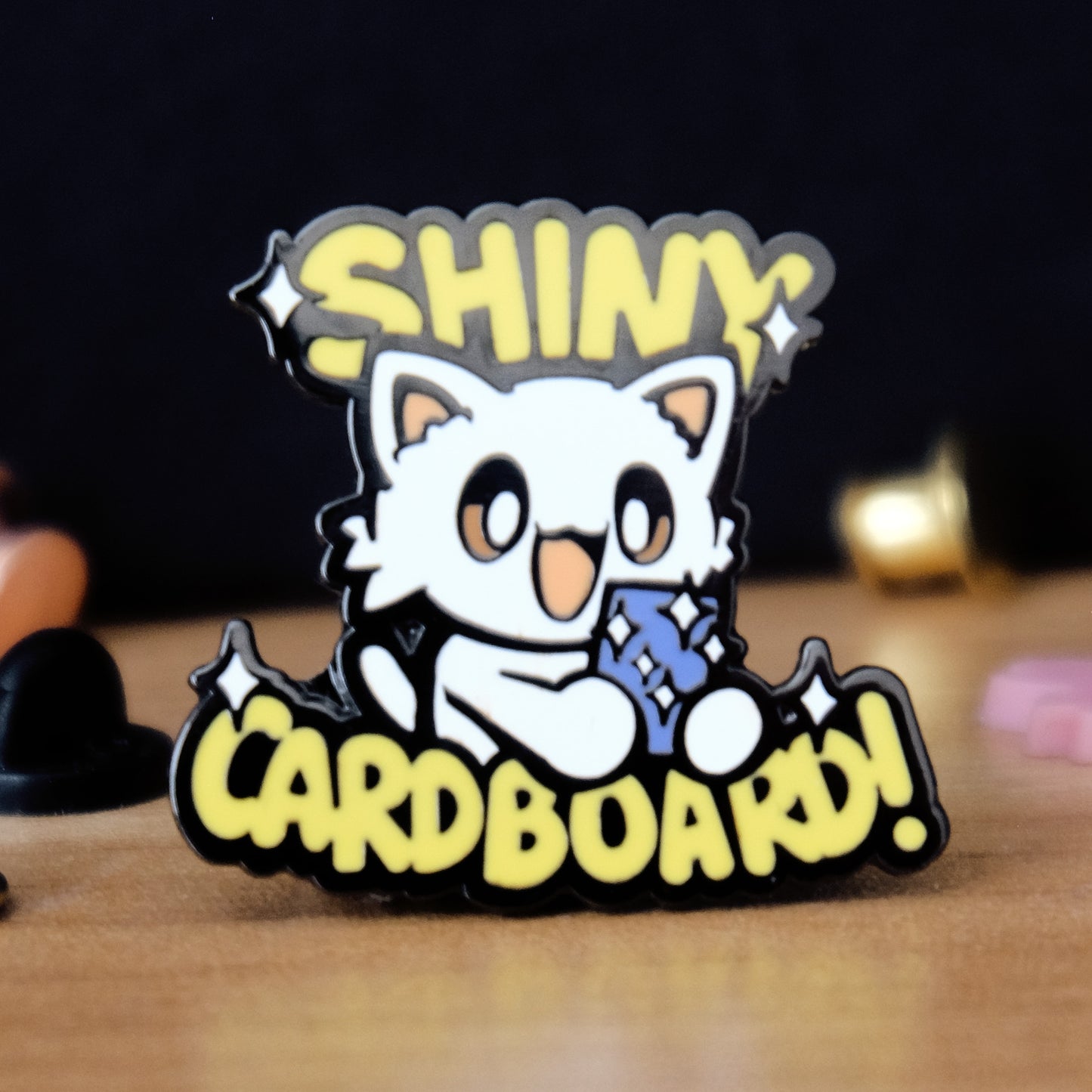 Shiny Cardboard TCG Series Enamel Pin
