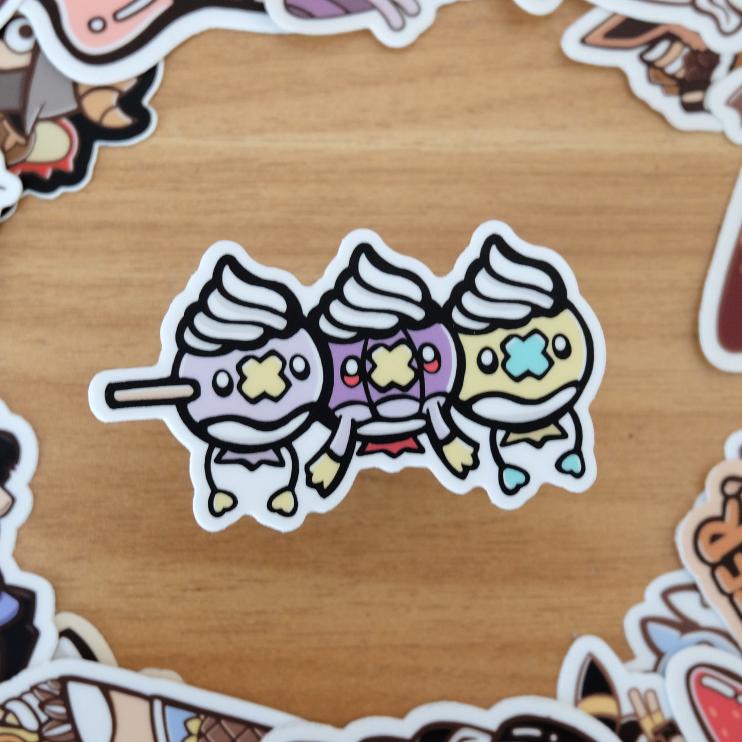 Drfiloon Dango Vinyl Sticker