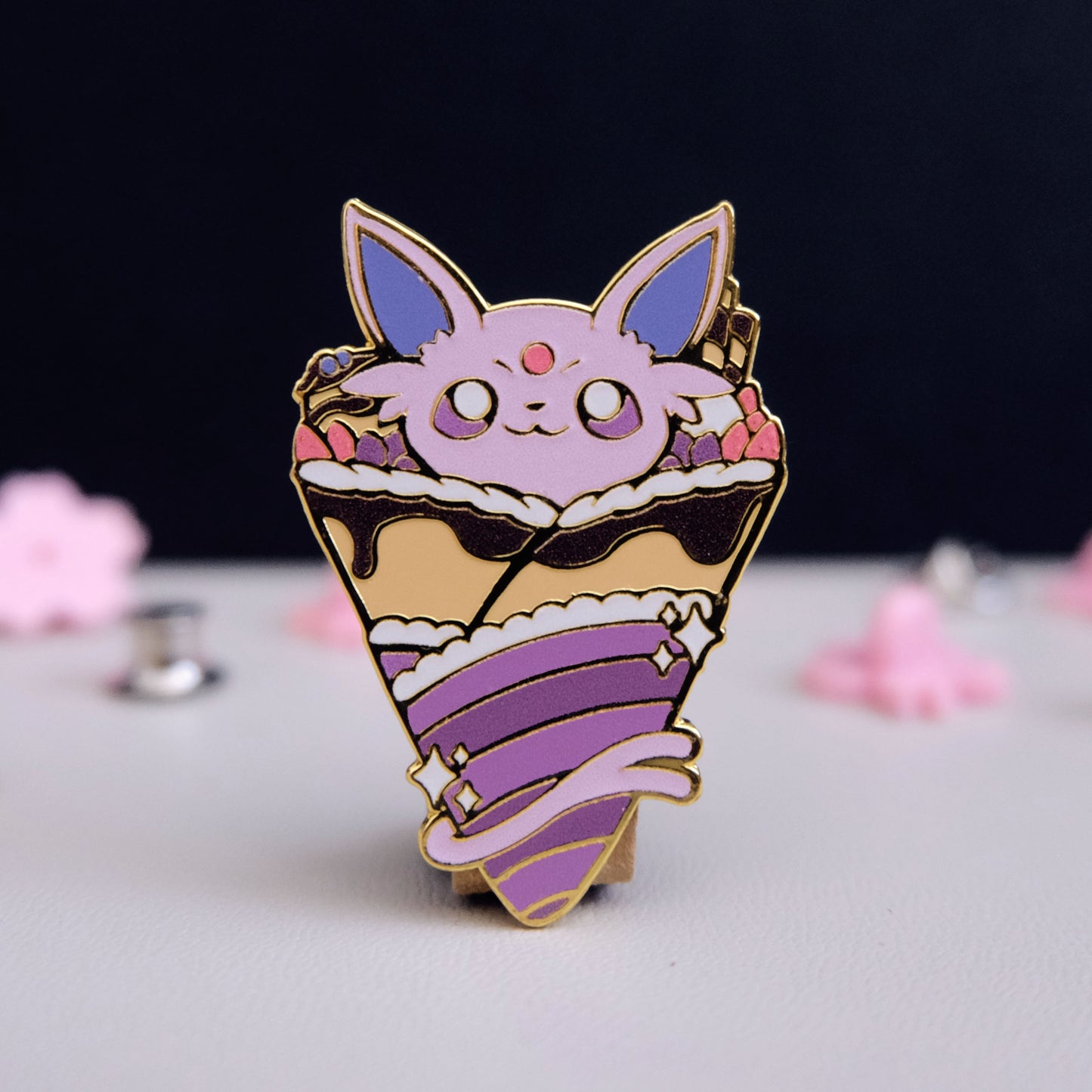 Espeon Crepe Enamel Pin