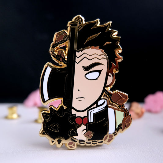 Stone Pillar Enamel Pin