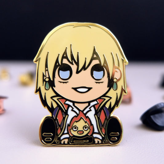 Chibi Wizard Enamel Pin