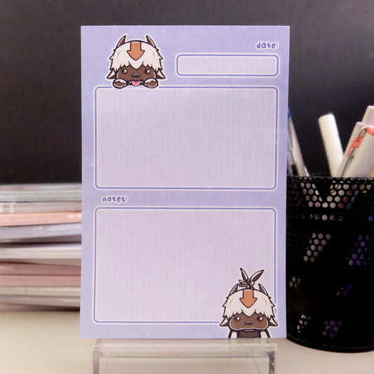 Sky Bison Notepad (PLEASE ALLOW 5-7 DAYS PROCESSING TIME AS MORE ARE BEING PRINTED)