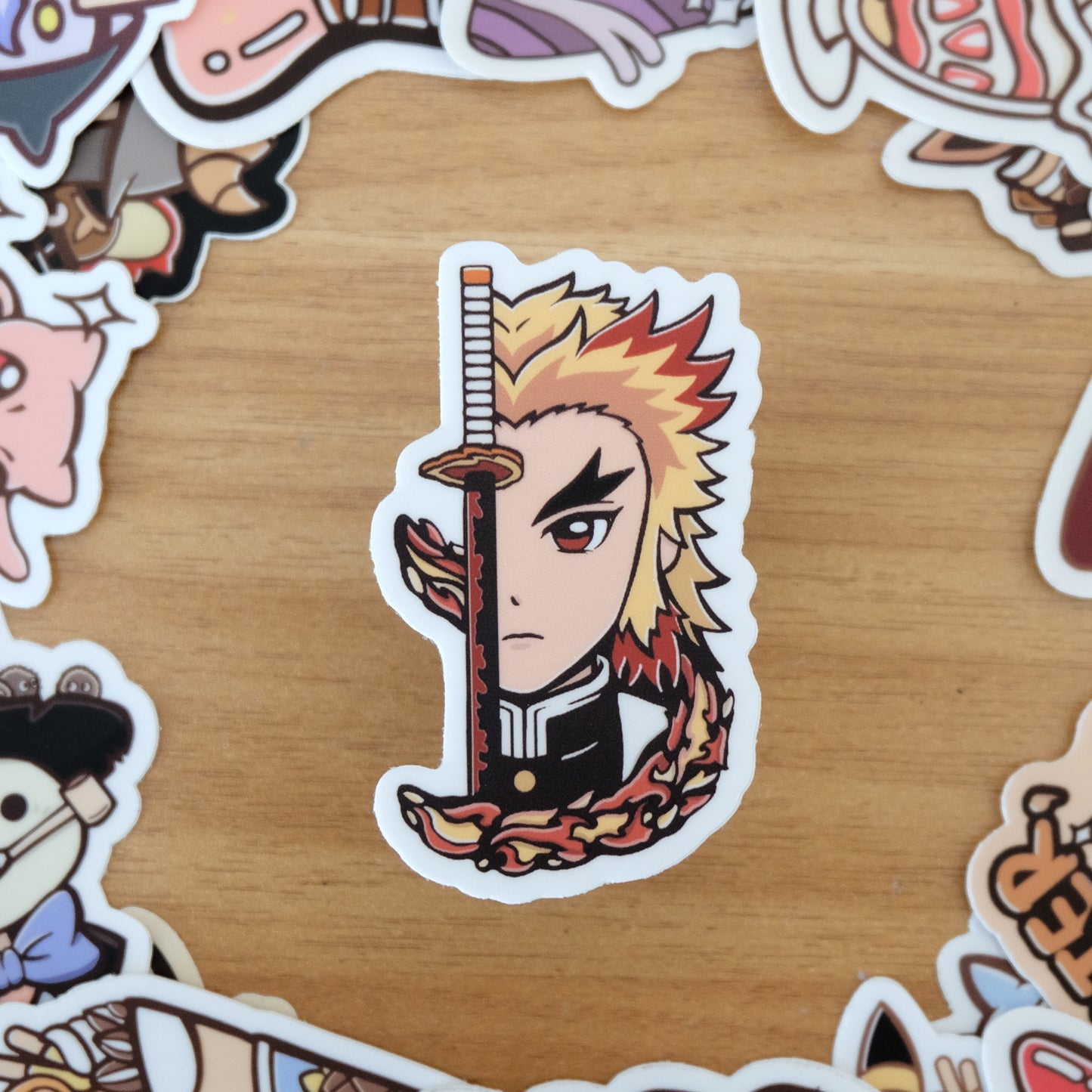 Flame Hashira Vinyl Sticker