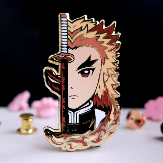 PREORDER: Flame Pillar Enamel Pin (SHIPS LATE OCTOBER 2025)