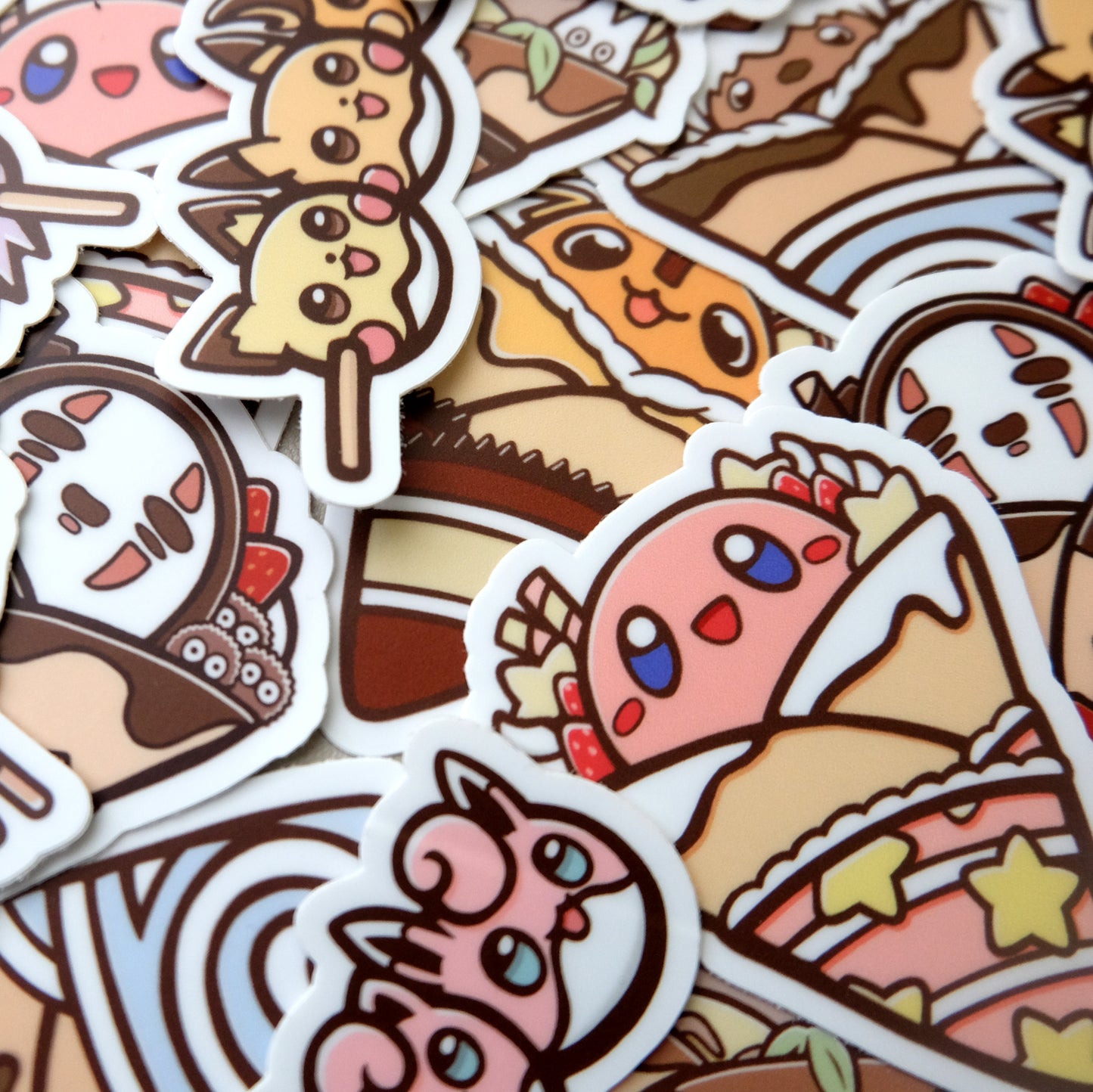 Anime Food Vinyl Stickers