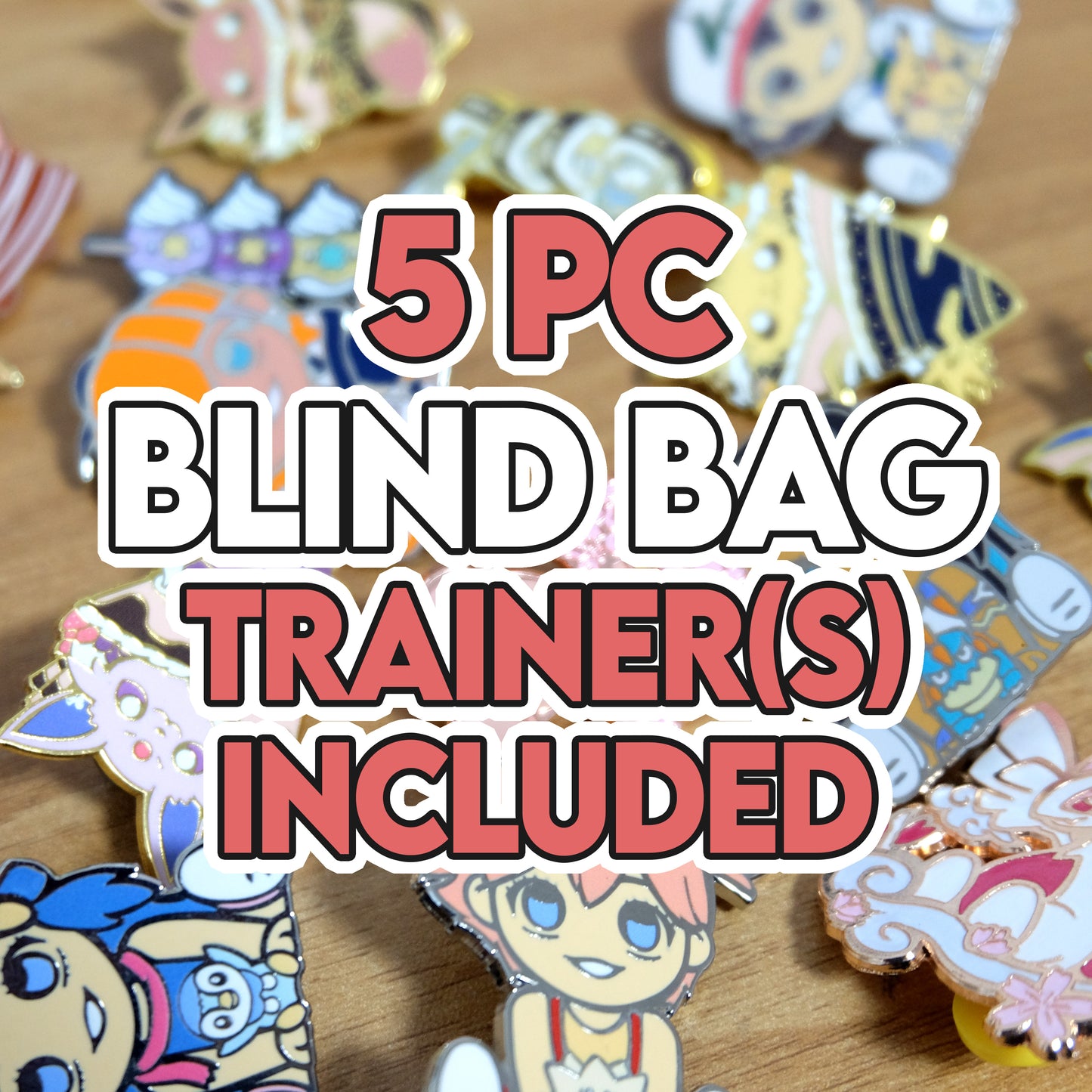 Pokemon B/C Grade Enamel Pin Blind Bags!