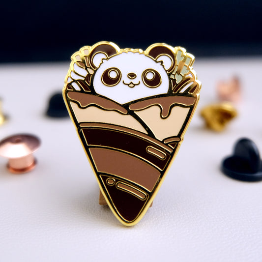Panda Crepe Enamel Pin