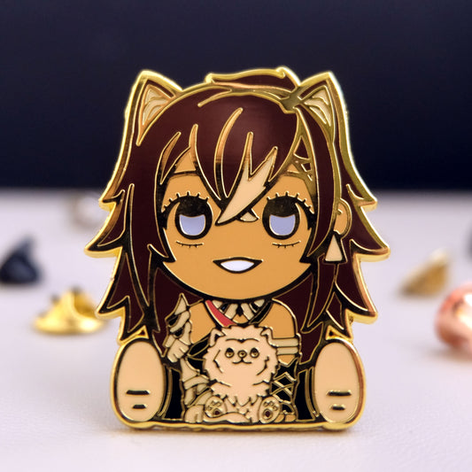 Chibi Dehya Enamel Pin