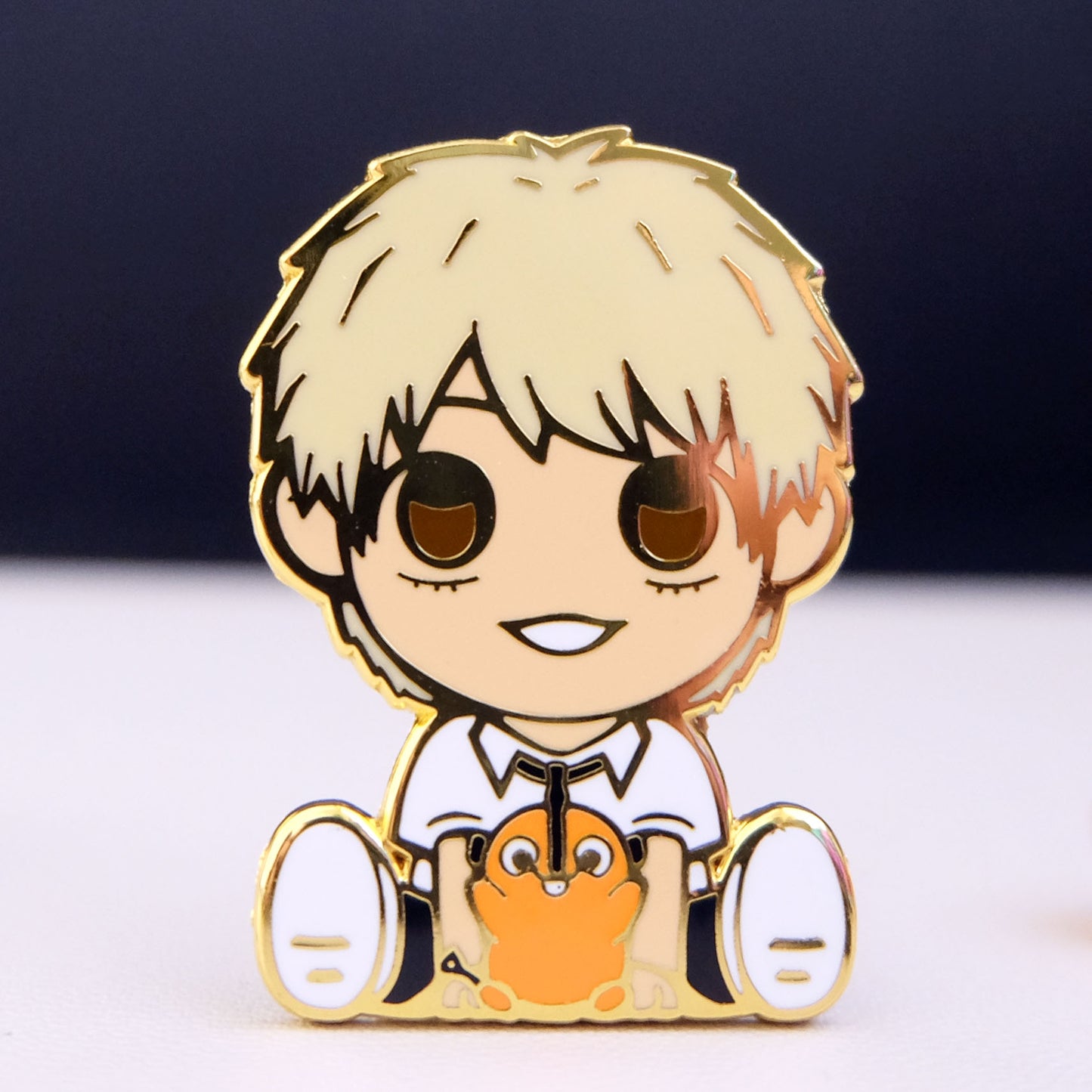 Chibi Chainsaw Devil Enamel Pin