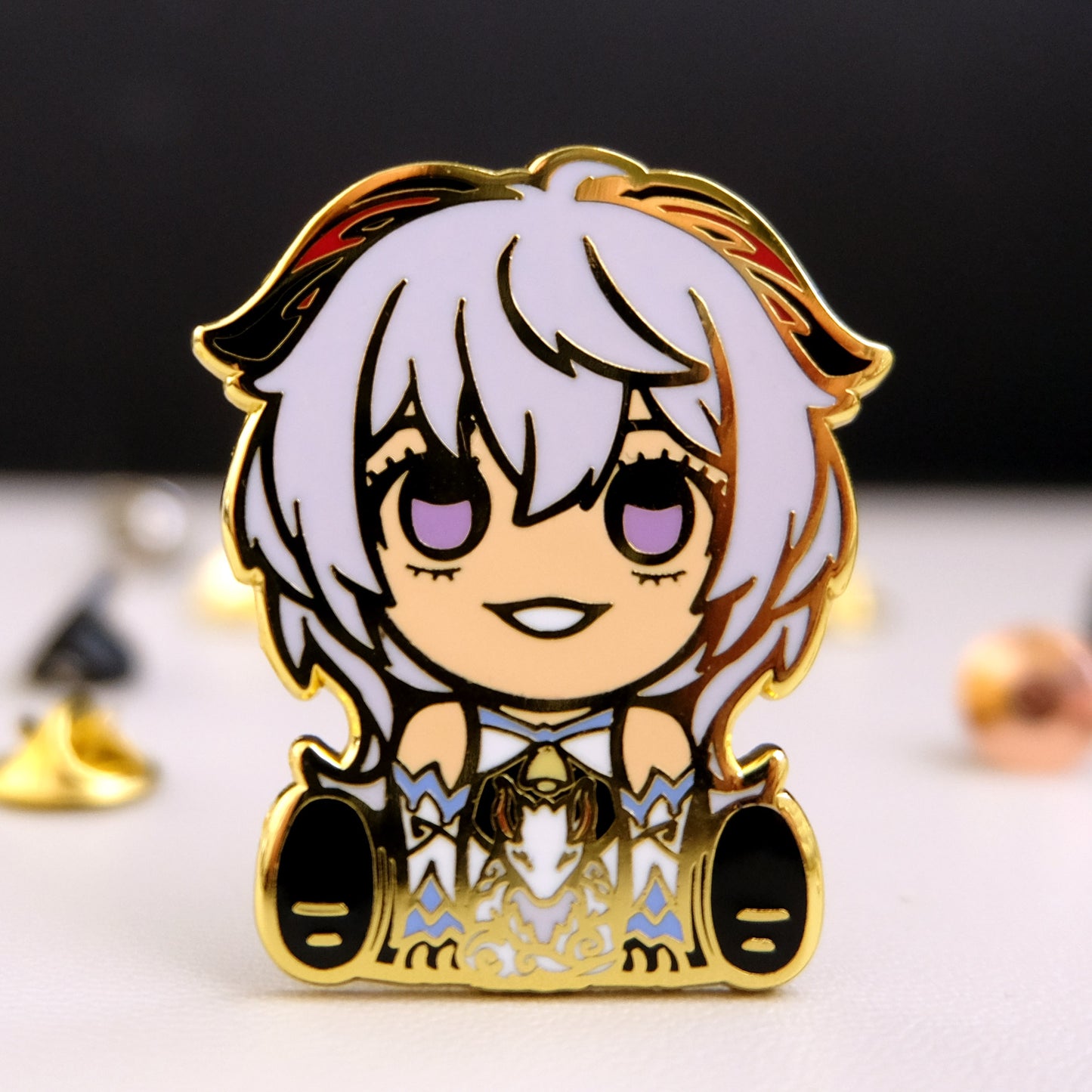 Chibi Ganyu Enamel Pin