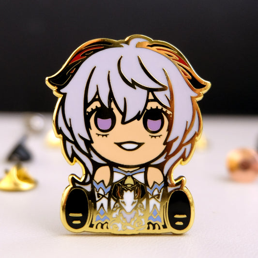 Chibi Ganyu Enamel Pin
