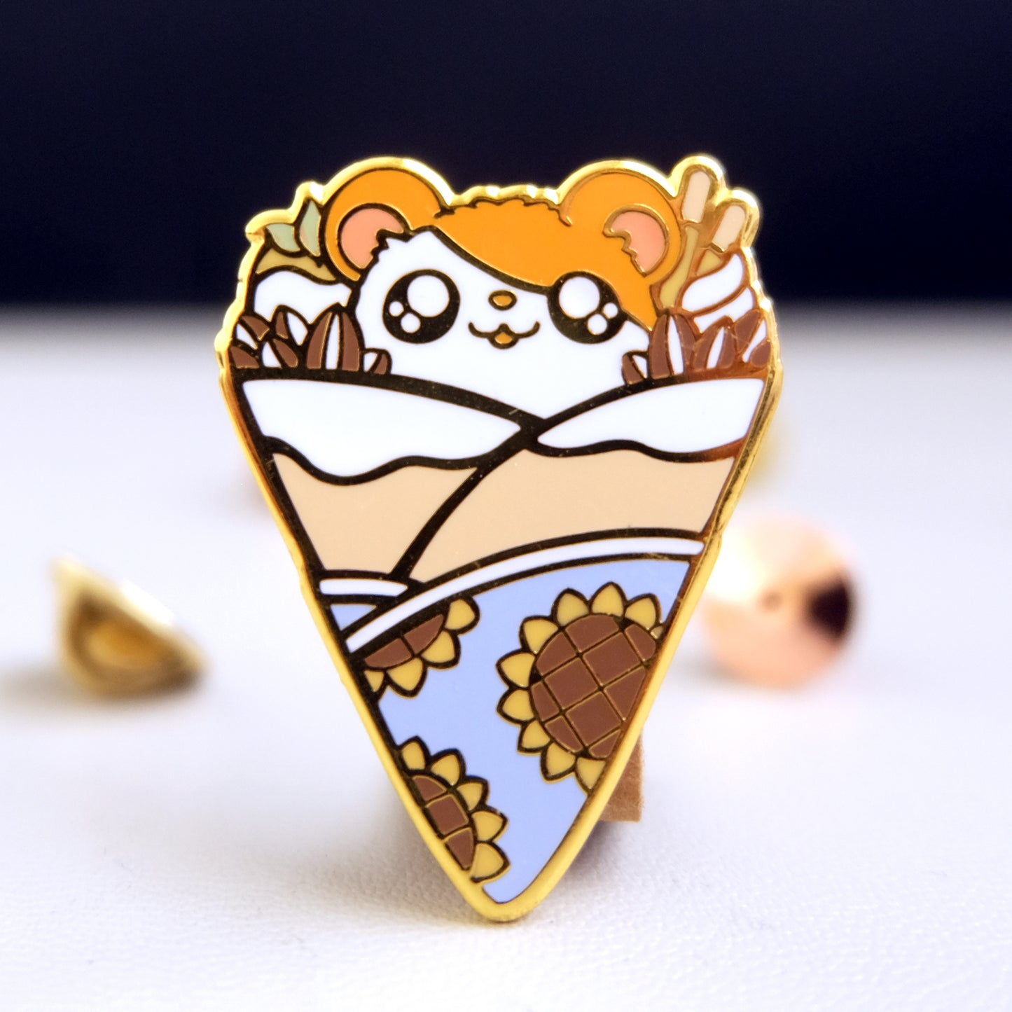 Hamtaro Crepe Enamel Pin