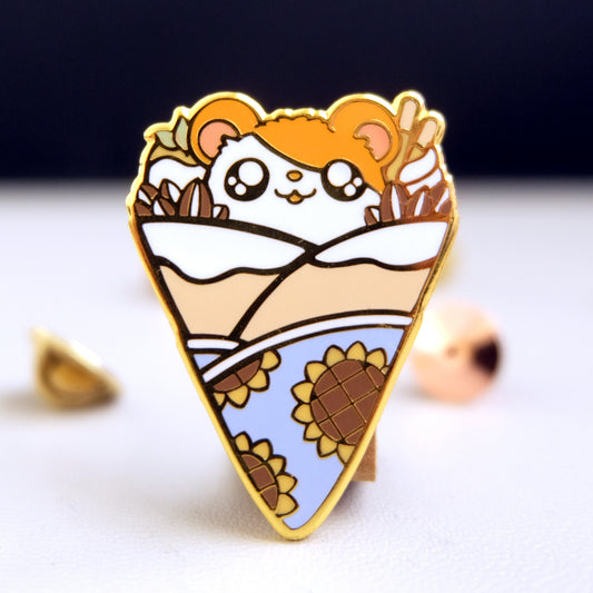 Hamtaro Crepe Enamel Pin