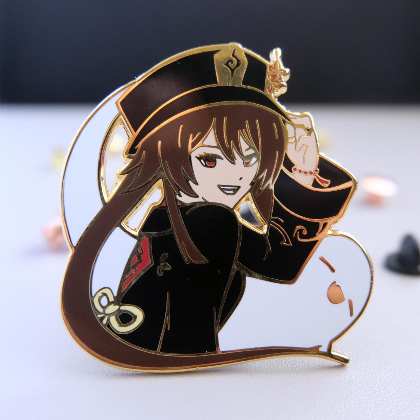 Hu Tao Enamel Pin