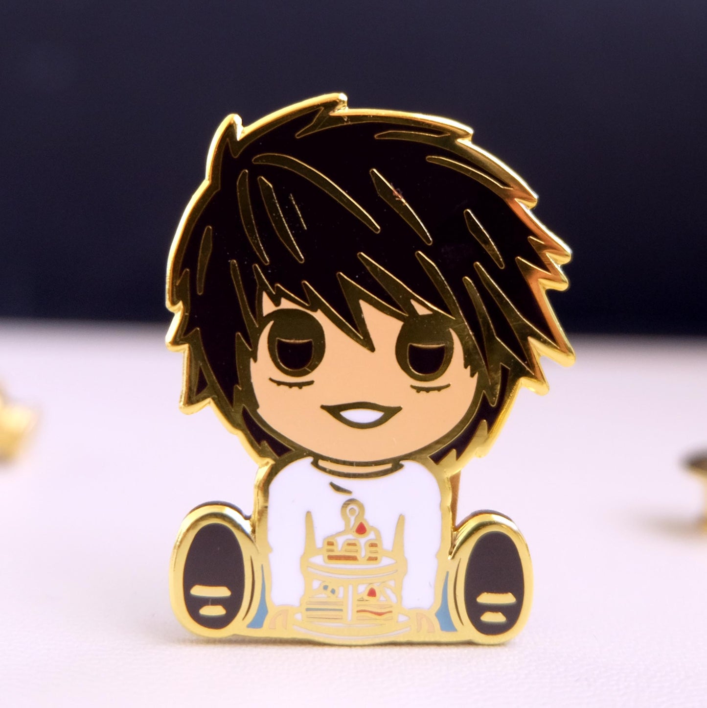 Chibi L Enamel Pin