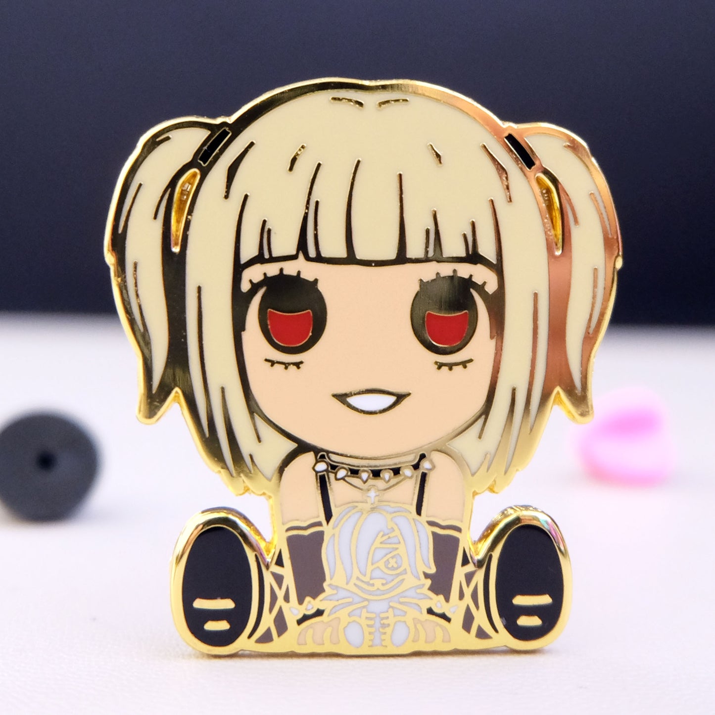 Chibi Notebook Girl Enamel Pin