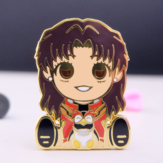 Chibi Commander Enamel Pin