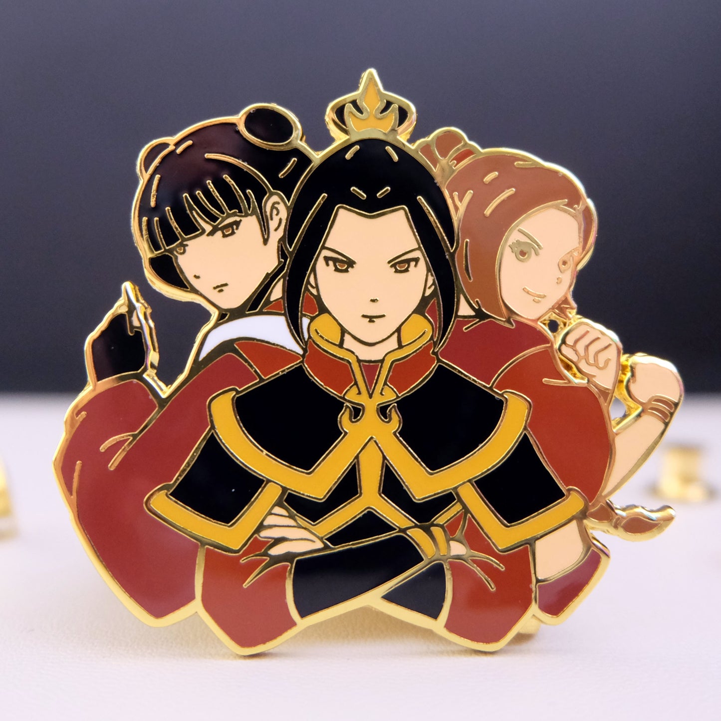 Fire Nation Trio Enamel Pin