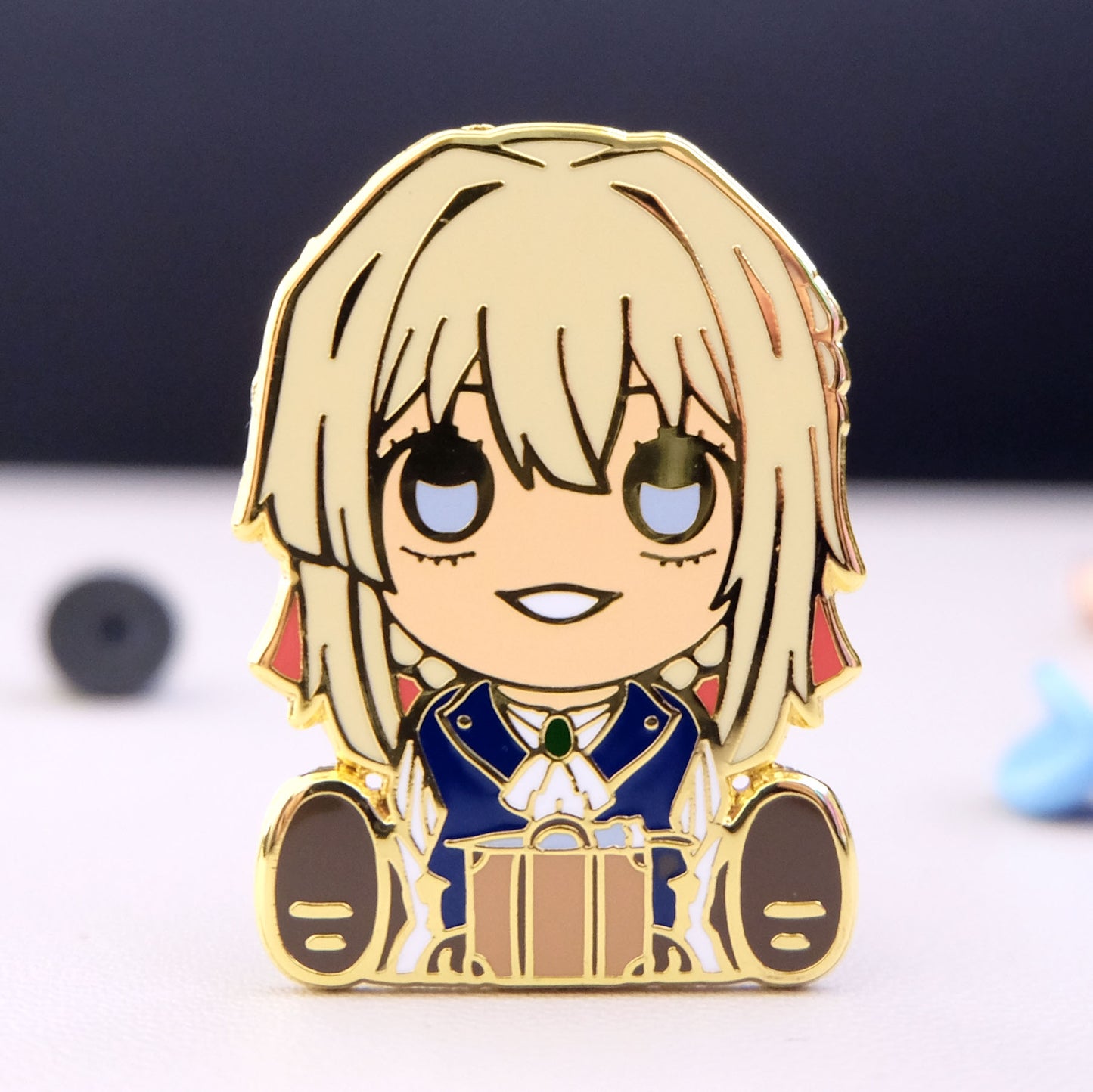 Chibi Auto Memory Doll Enamel Pin