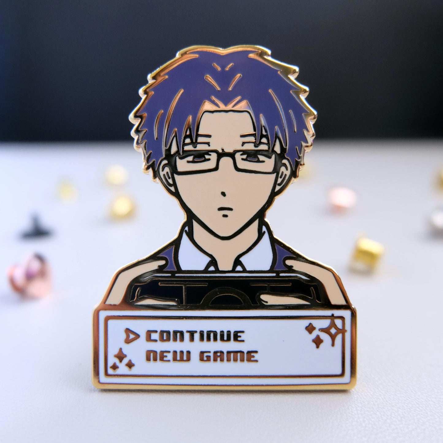 Otaku Gamer Enamel Pin