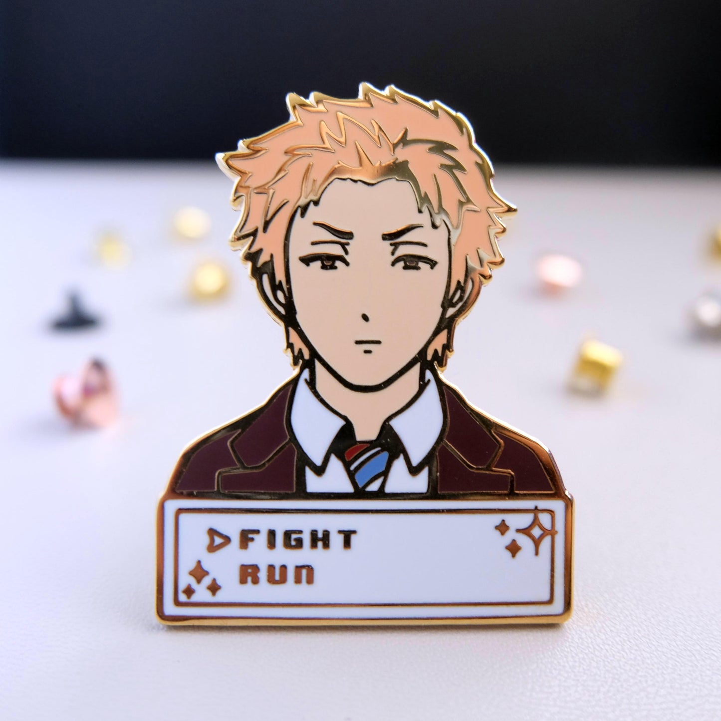 Otaku Manga Reader Enamel Pin