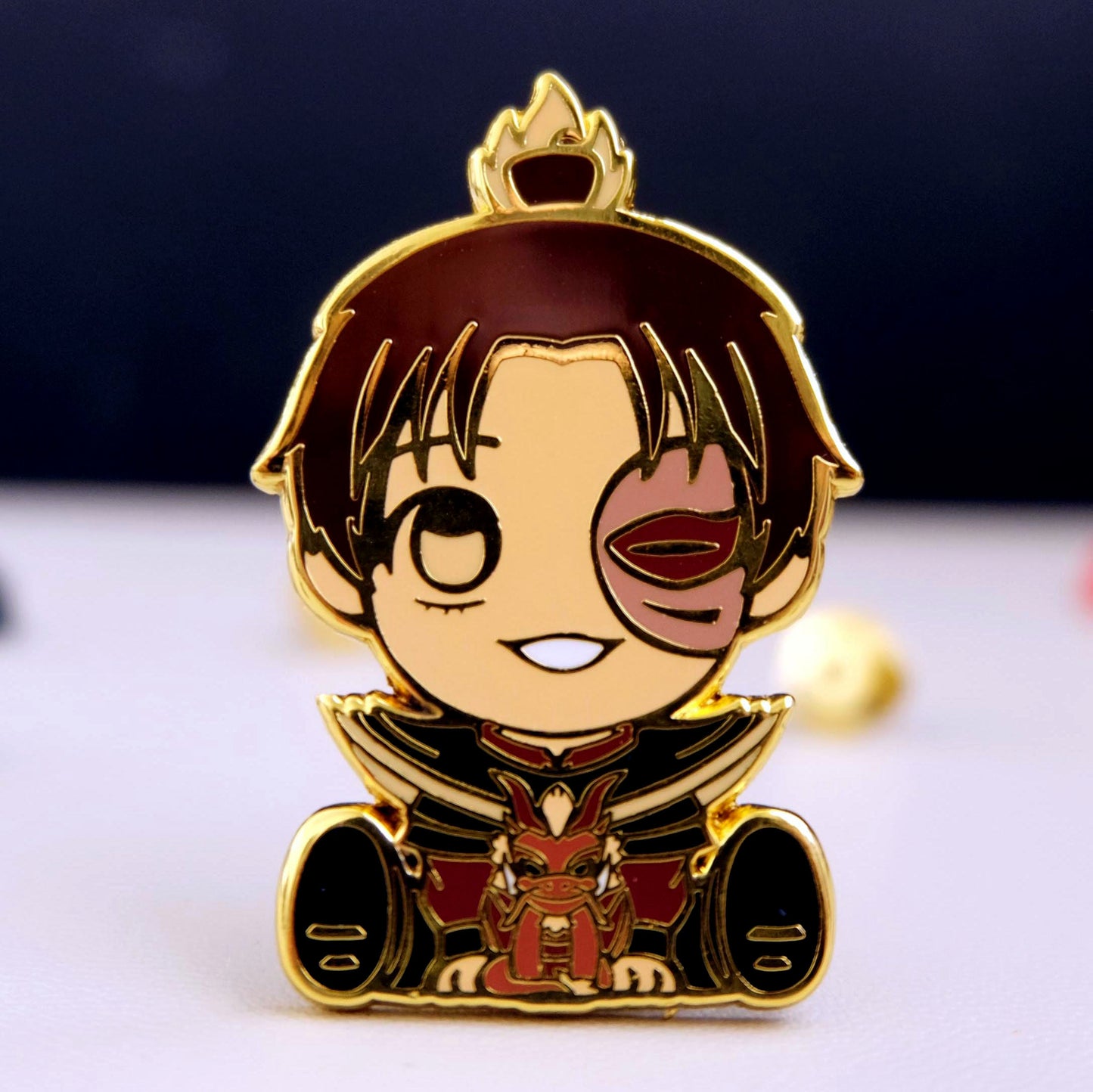 Chibi Fire Lord Enamel Pin