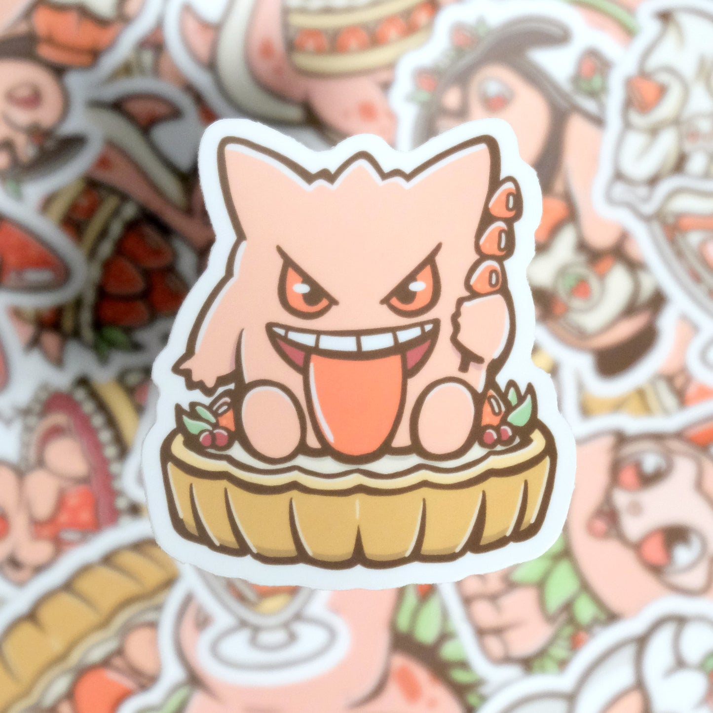 Strawberry-mon Vinyl Stickers