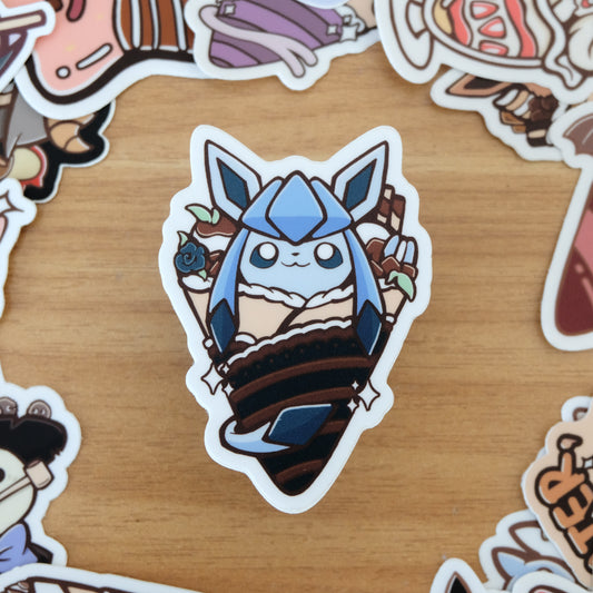 Glaceon Crepe Vinyl Sticker