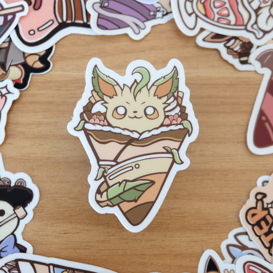 Leafeon Crepe Vinyl Sticker