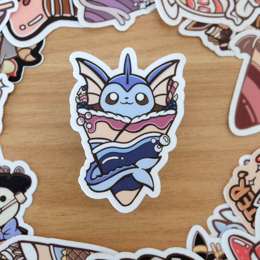 Vapreon Crepe Vinyl Sticker