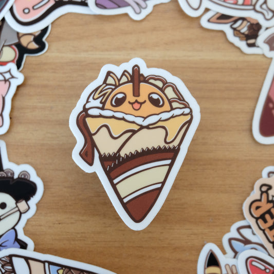 Pochita Crepe Vinyl Sticker