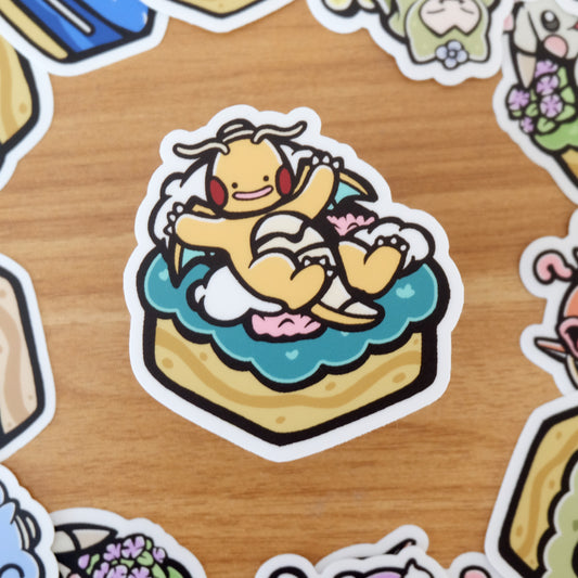 Ditto Dragonite Vinyl Sticker