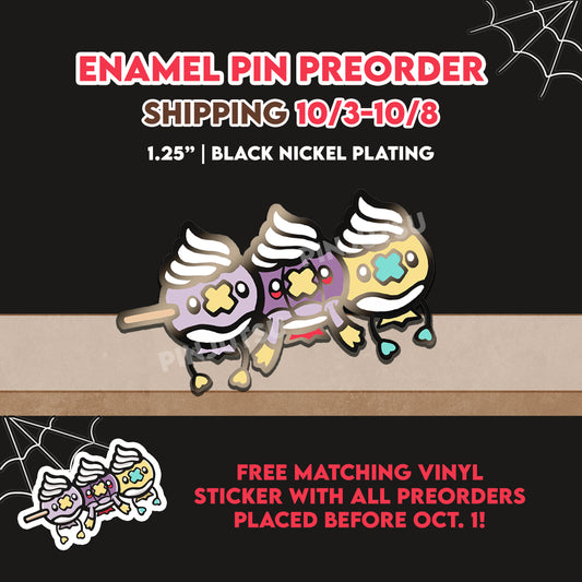 PREORDER: Drifloon Dango Enamel Pin (SHIPS OCT. 3-8, 2025)
