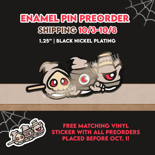 PREORDER: Duskull Dango Enamel Pin (SHIPS OCT. 3-8, 2025)