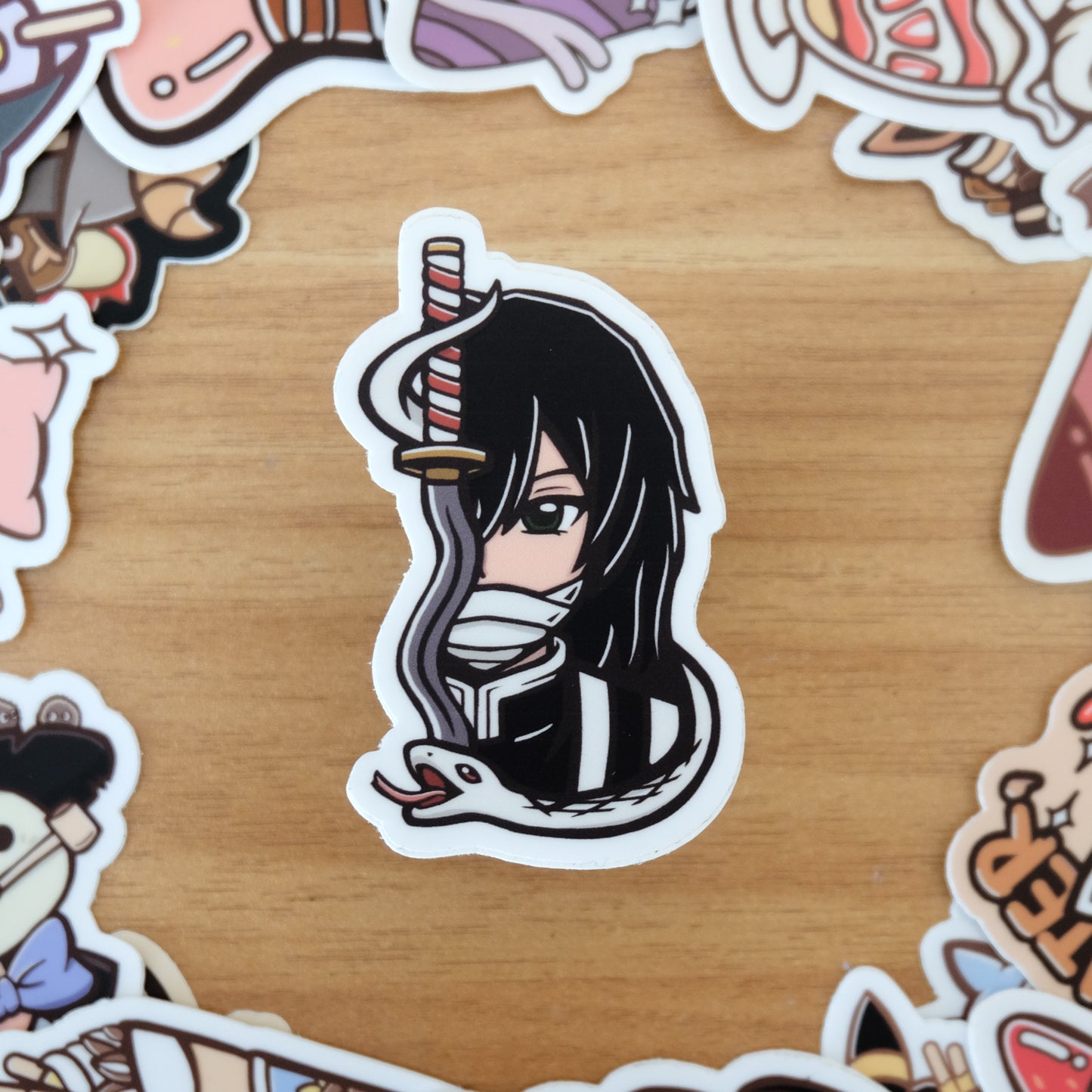 Serpent Hashira Vinyl Sticker