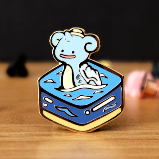 Surfing Ditto Enamel Pin