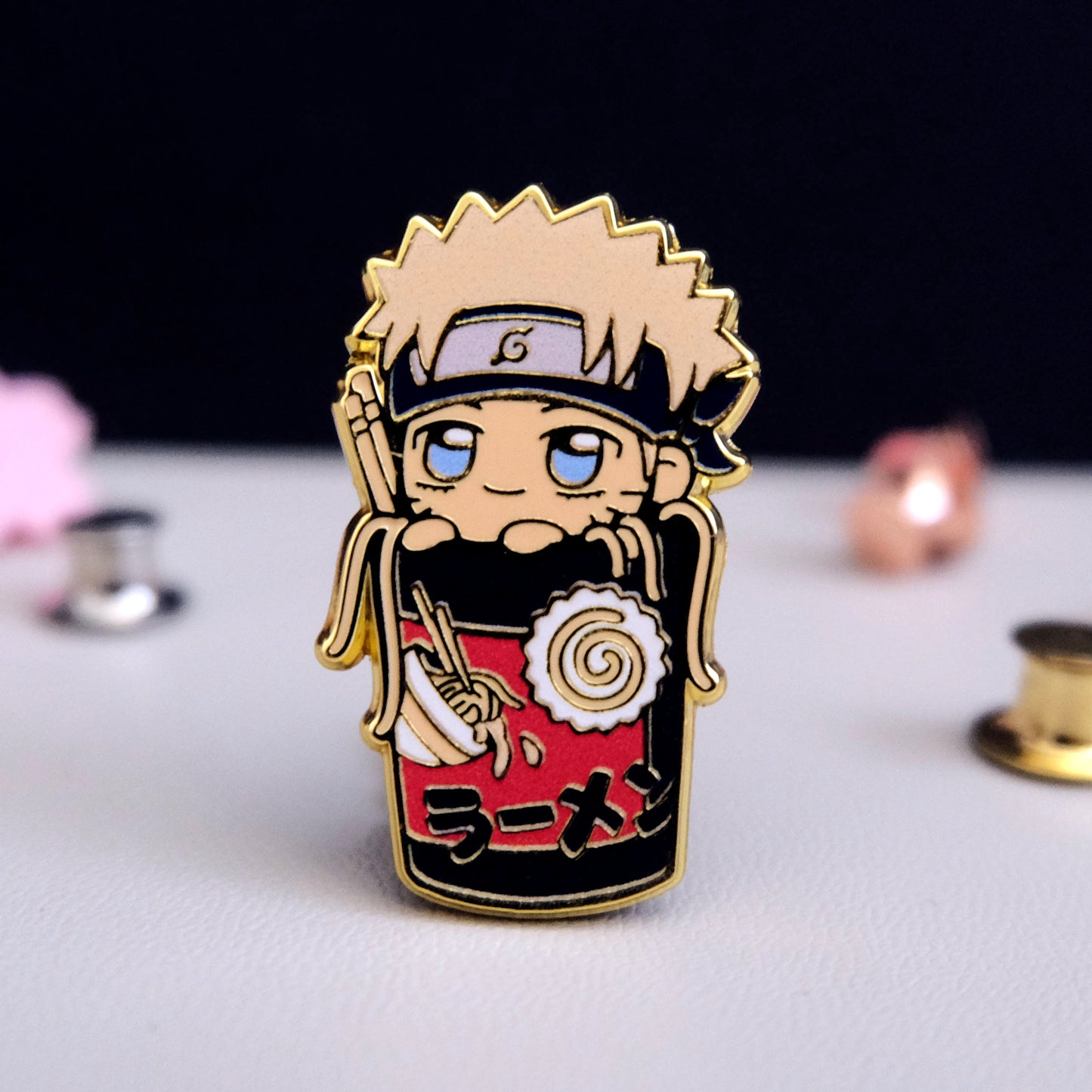 Ninja Peeker Enamel Pin