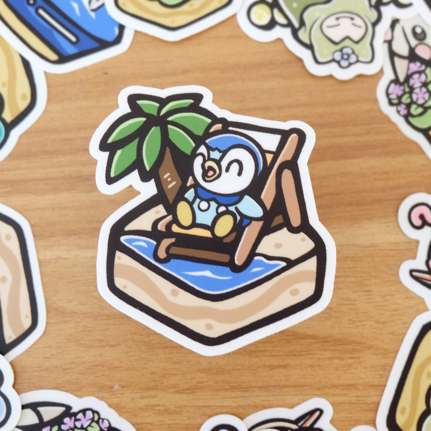 Piplup Vinyl Sticker
