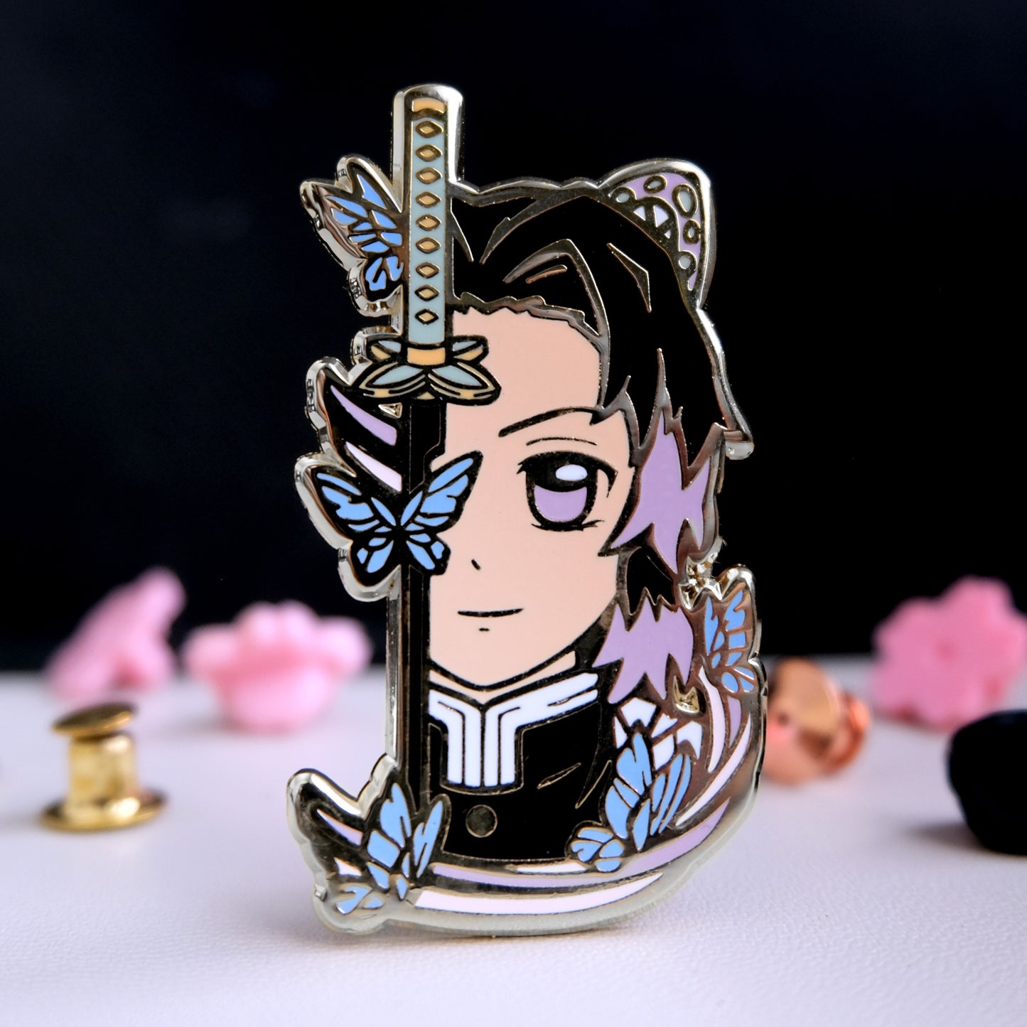 Insect Pillar Enamel Pin