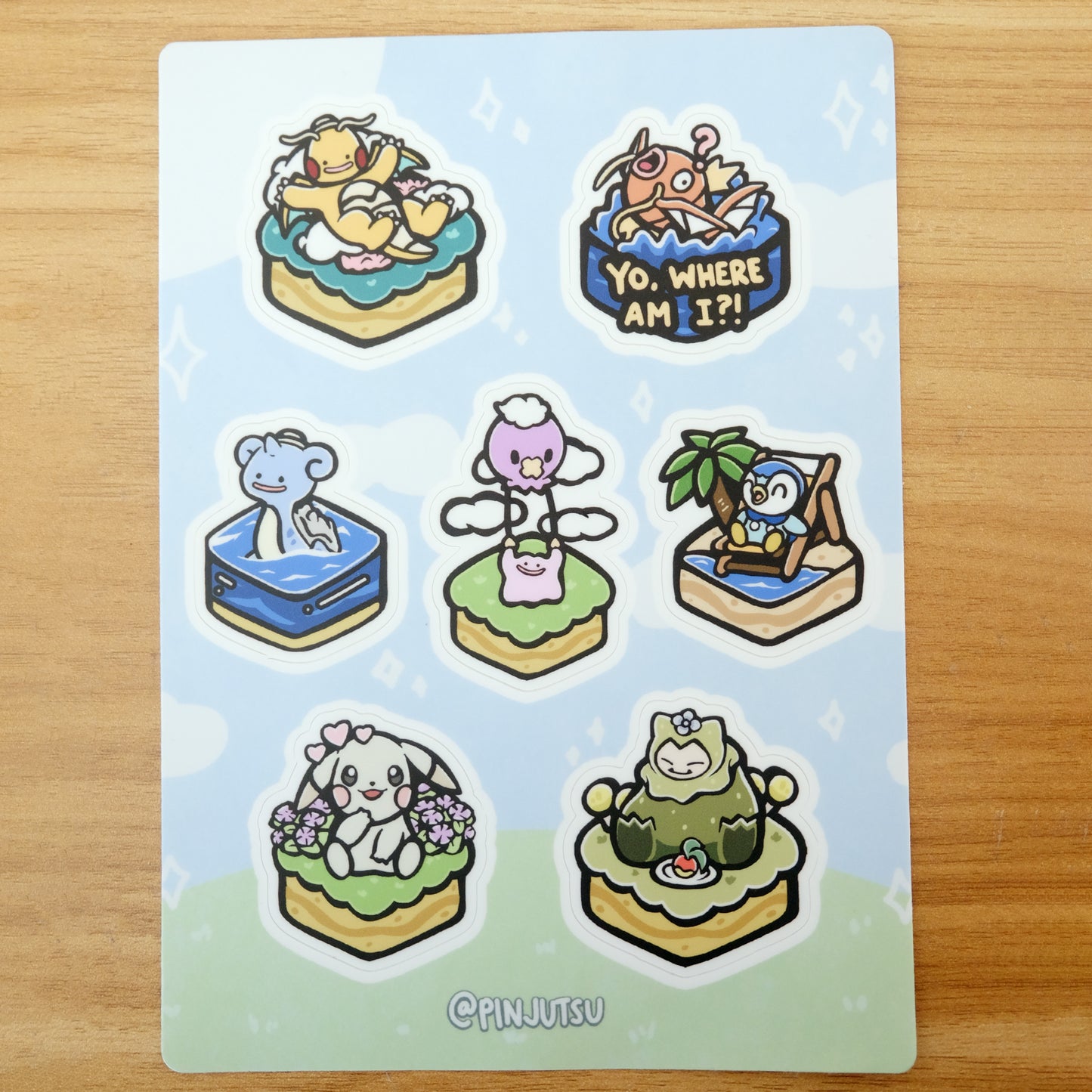 Poke Builder Sticker Sheet