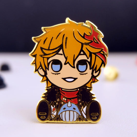 Chibi Childe Enamel Pin