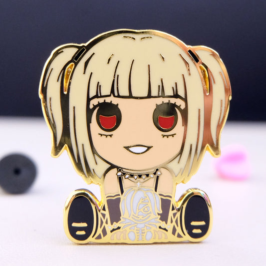 Chibi Notebook Girl Enamel Pin